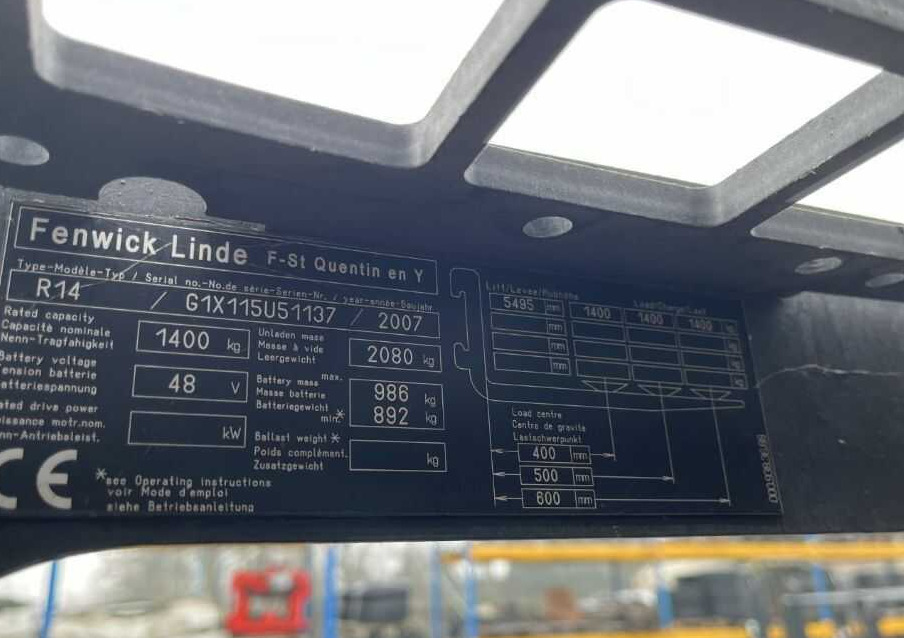 Linde R14S - Retráctil: foto 4 Linde R14S - Retráctil: foto 4