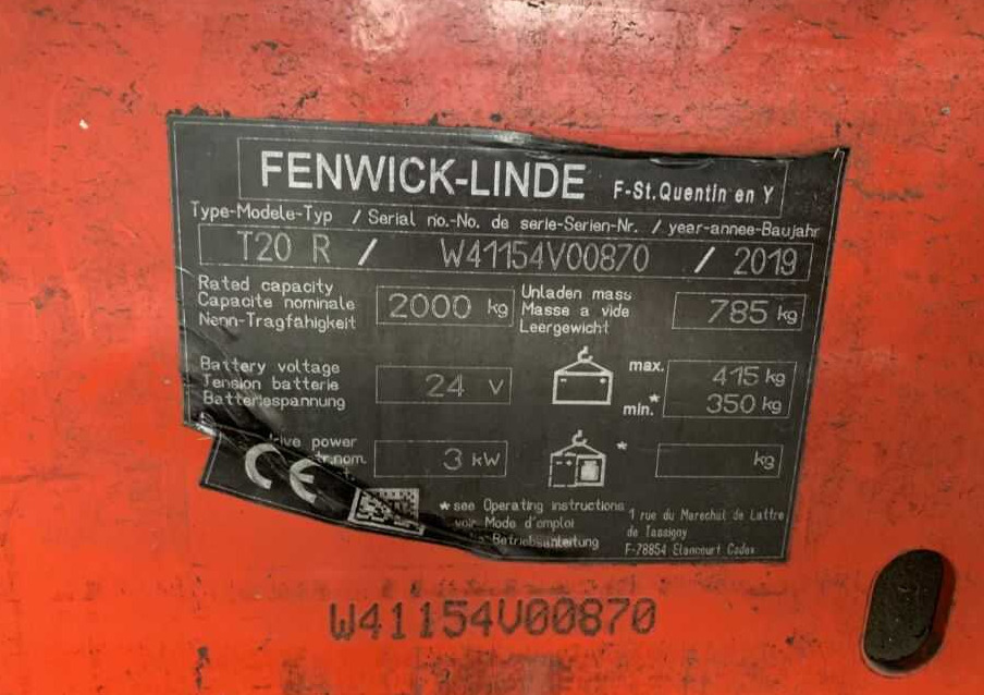 Linde T20R - Transpaleta: foto 4 Linde T20R - Transpaleta: foto 4