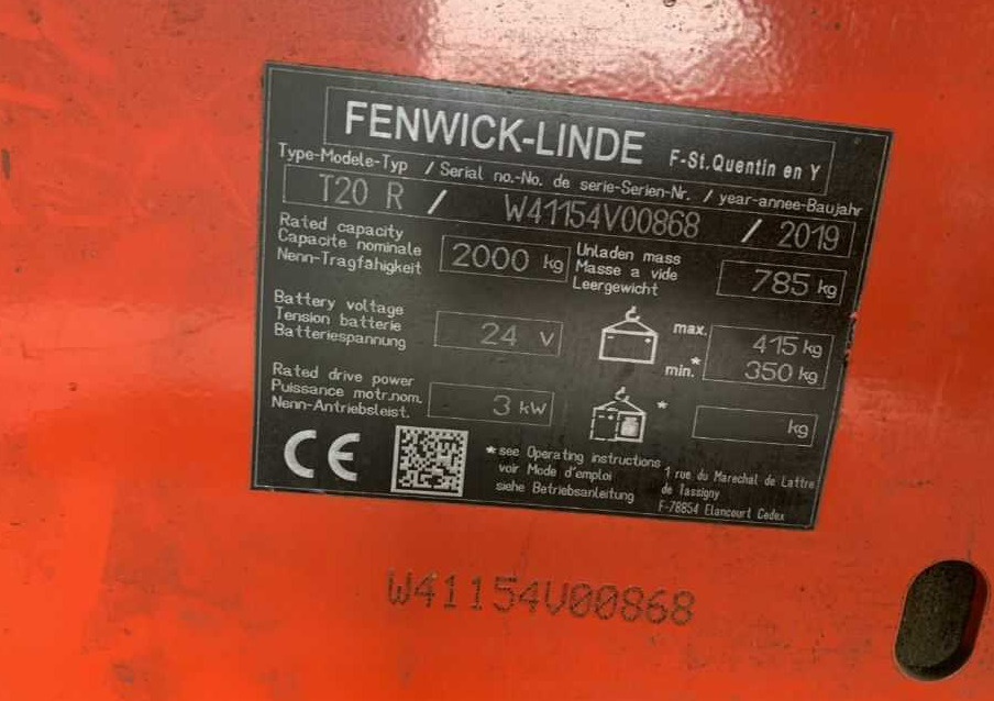 Linde T20R - Transpaleta: foto 4 Linde T20R - Transpaleta: foto 4
