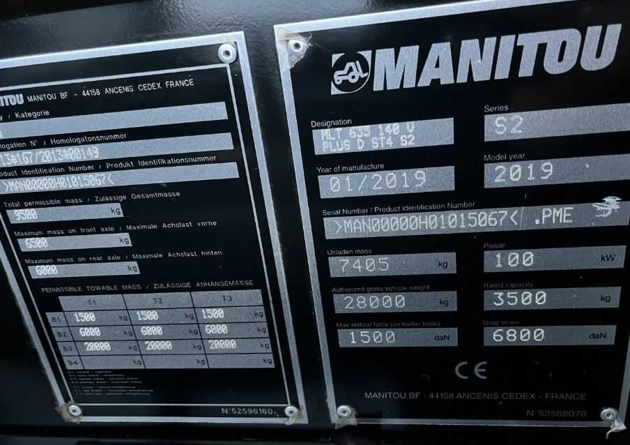 Manitou MLT635 140V - Manipulador telescópico: foto 4 Manitou MLT635 140V - Manipulador telescópico: foto 4
