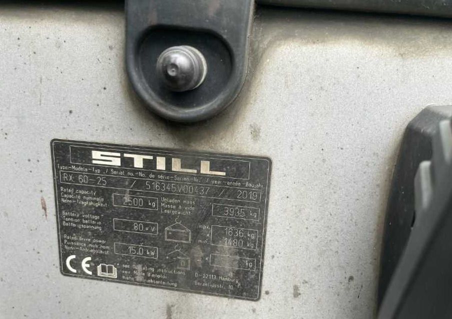 Still RX60-25 - Carretilla elevadora eléctrica: foto 4 Still RX60-25 - Carretilla elevadora eléctrica: foto 4