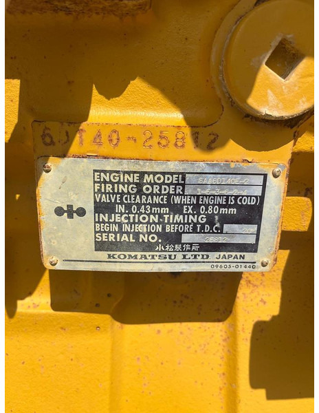 Komatsu SAA6D140E-2 Komatsu engine HD325 - Motor: foto 5 Komatsu SAA6D140E-2 Komatsu engine HD325 - Motor: foto 5