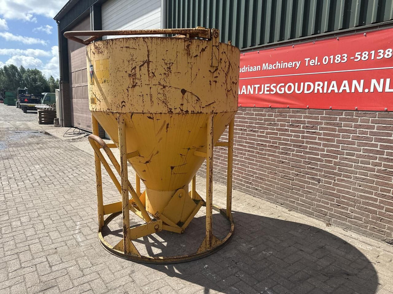 Betonstortkubel staand rond onderlosser - Gebruikt - Cazo para Maquinaria de construcción: foto 2 Betonstortkubel staand rond onderlosser - Gebruikt - Cazo para Maquinaria de construcción: foto 2