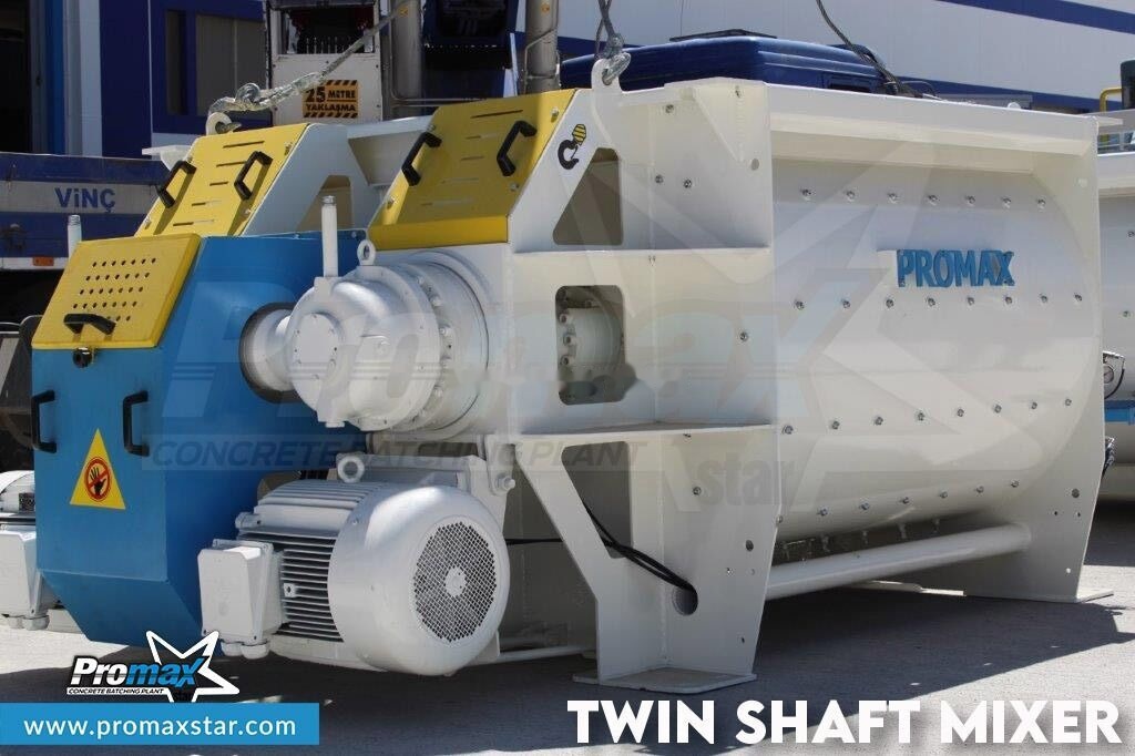 Promax 2m3 / 3m3 / 5m3 TWIN SHAFT MIXER - Hormigonera: foto 1 Promax 2m3 / 3m3 / 5m3 TWIN SHAFT MIXER - Hormigonera: foto 1