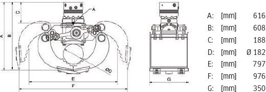 Pinza de manipulación nuevo DMS SG3535 inkl. Rotator Sortiergreifer / NEU DMS SG3535 inkl. Rotator Sortiergreifer / NEU: foto 10 Pinza de manipulación nuevo DMS SG3535 inkl. Rotator Sortiergreifer / NEU DMS SG3535 inkl. Rotator Sortiergreifer / NEU: foto 10