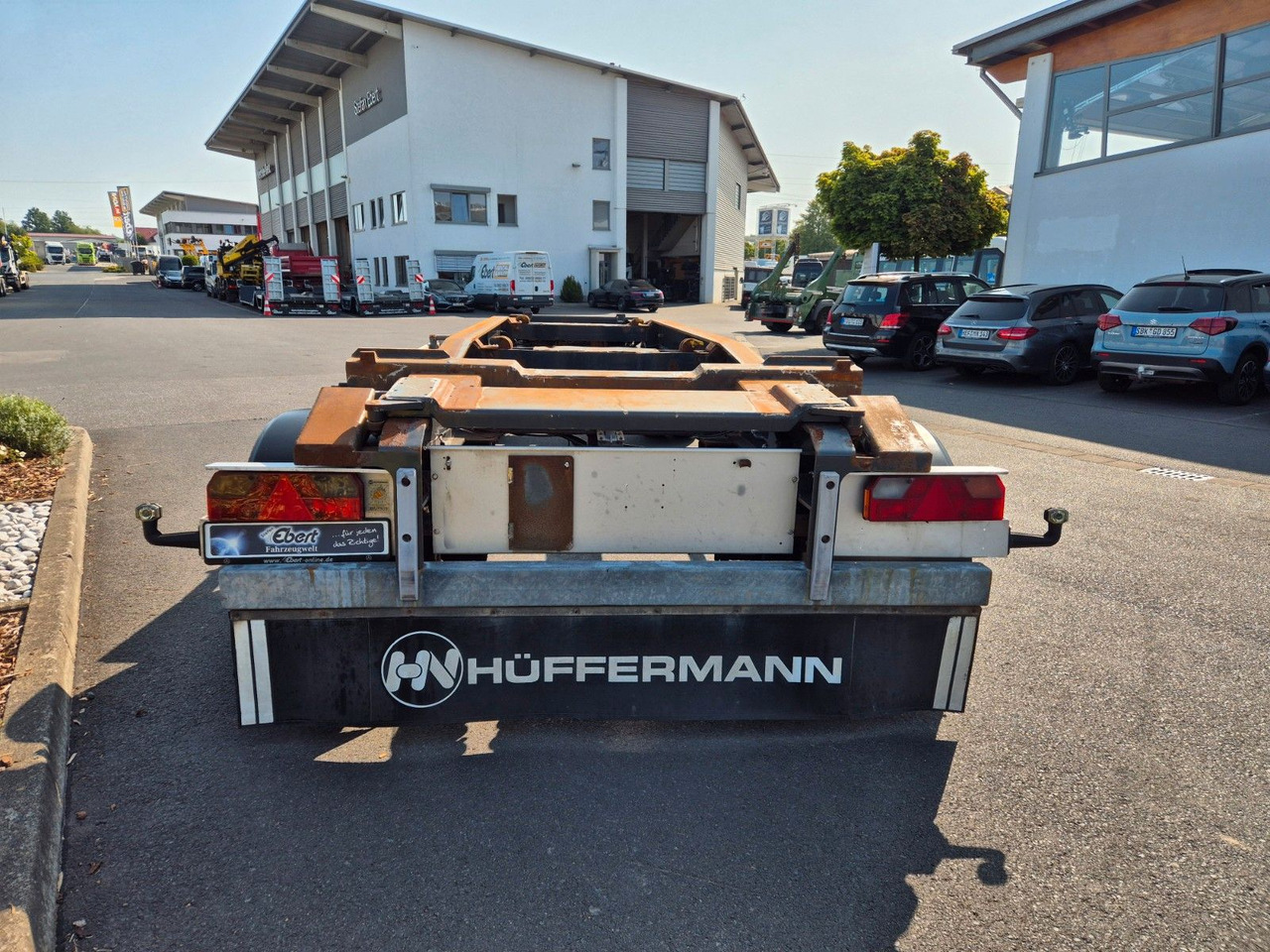 Hüffermann HSA 18.70 P BPW 14.582kg Nutzlast - Remolque chasis: foto 5 Hüffermann HSA 18.70 P BPW 14.582kg Nutzlast - Remolque chasis: foto 5