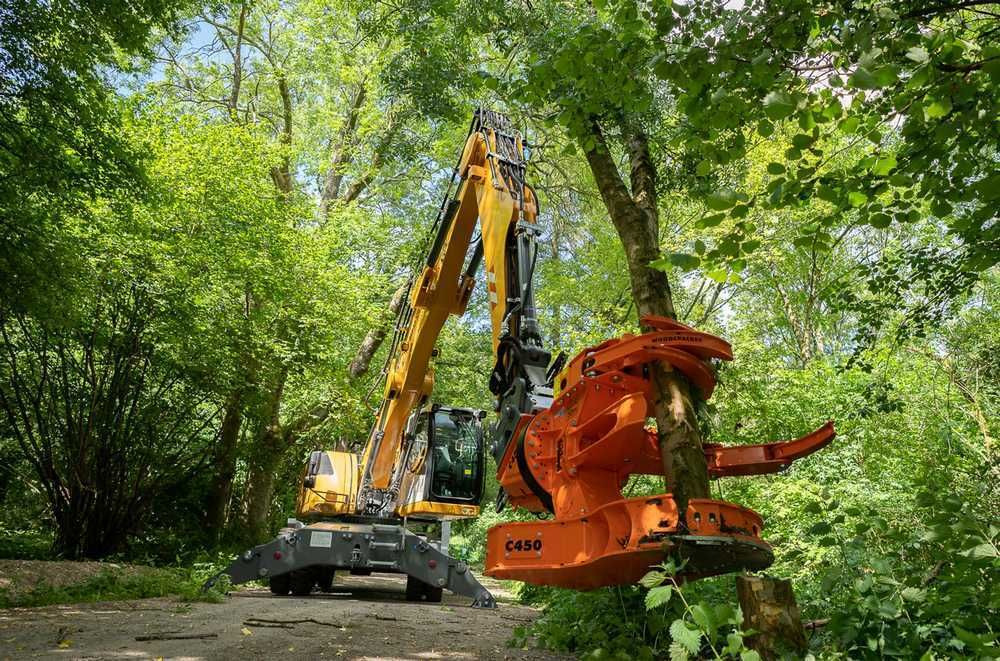 Westtech Woodcracker C450 Fällgreifer Baumschere Westtech Woodcracker C450 Fällgreifer Baumschere - Implemento para Maquinaria forestal: foto 5 Westtech Woodcracker C450 Fällgreifer Baumschere Westtech Woodcracker C450 Fällgreifer Baumschere - Implemento para Maquinaria forestal: foto 5