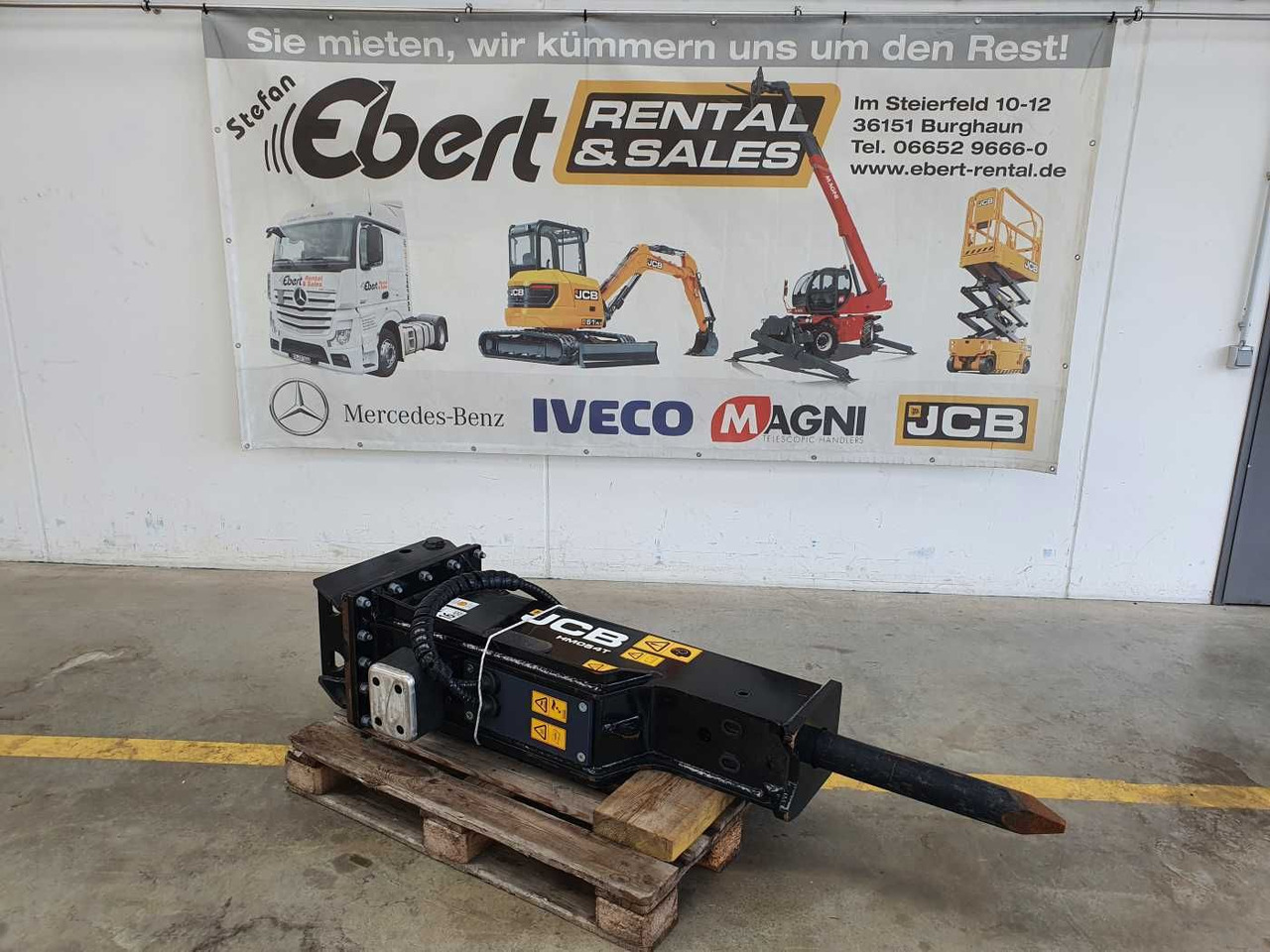 JCB HM054T / Hydraulikhammer / MS08 / 6 - 10 to - Martillo hidráulico para Maquinaria de construcción: foto 1 JCB HM054T / Hydraulikhammer / MS08 / 6 - 10 to - Martillo hidráulico para Maquinaria de construcción: foto 1