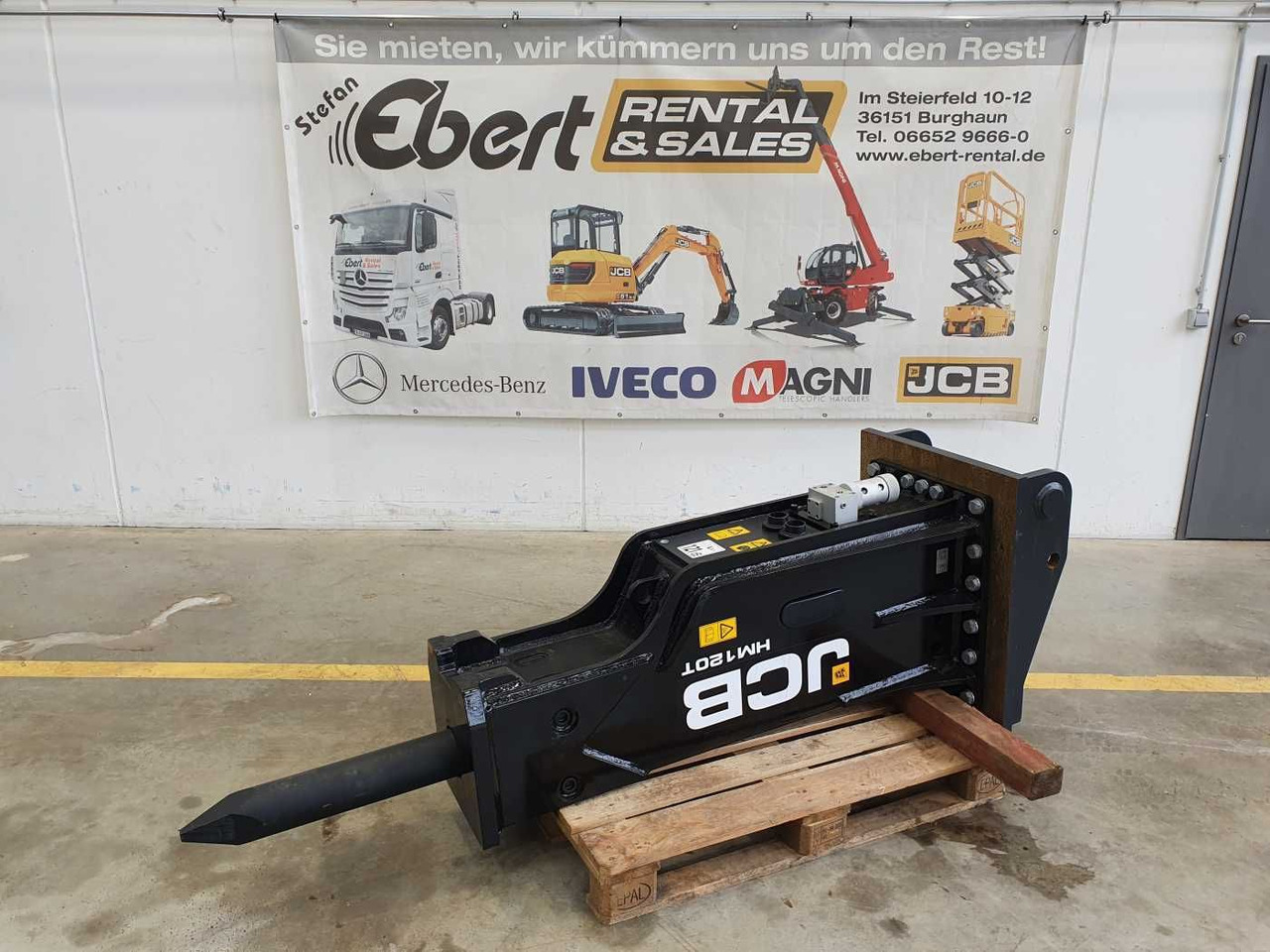 JCB HM120T / Hydraulikhammer / MS21 / 12-18 to - Martillo hidráulico para Maquinaria de construcción: foto 1 JCB HM120T / Hydraulikhammer / MS21 / 12-18 to - Martillo hidráulico para Maquinaria de construcción: foto 1