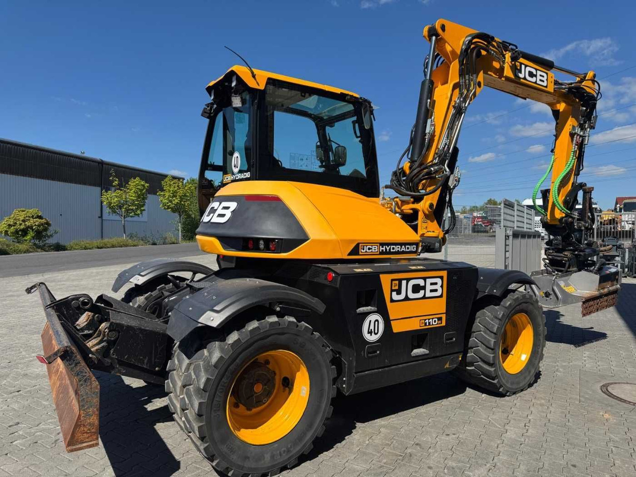 Excavadora de ruedas JCB Hydradig HD 110WT / 2021 / 516h! / Tiltrotator: foto 9