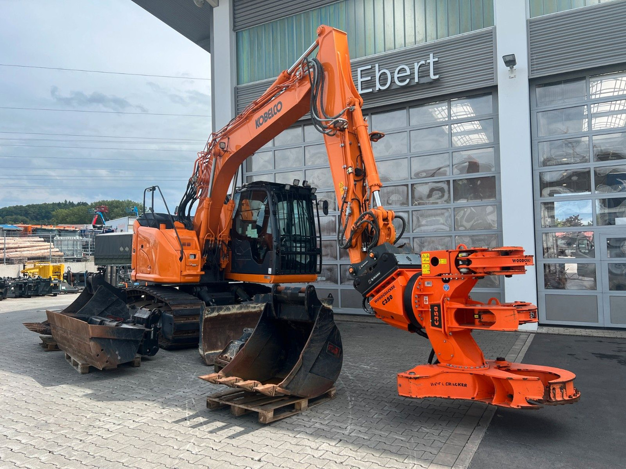 Kobelco ED160 BR-7 / nur 999h! / Woodcracker Löffelpaket - Excavadora de cadenas: foto 2 Kobelco ED160 BR-7 / nur 999h! / Woodcracker Löffelpaket - Excavadora de cadenas: foto 2