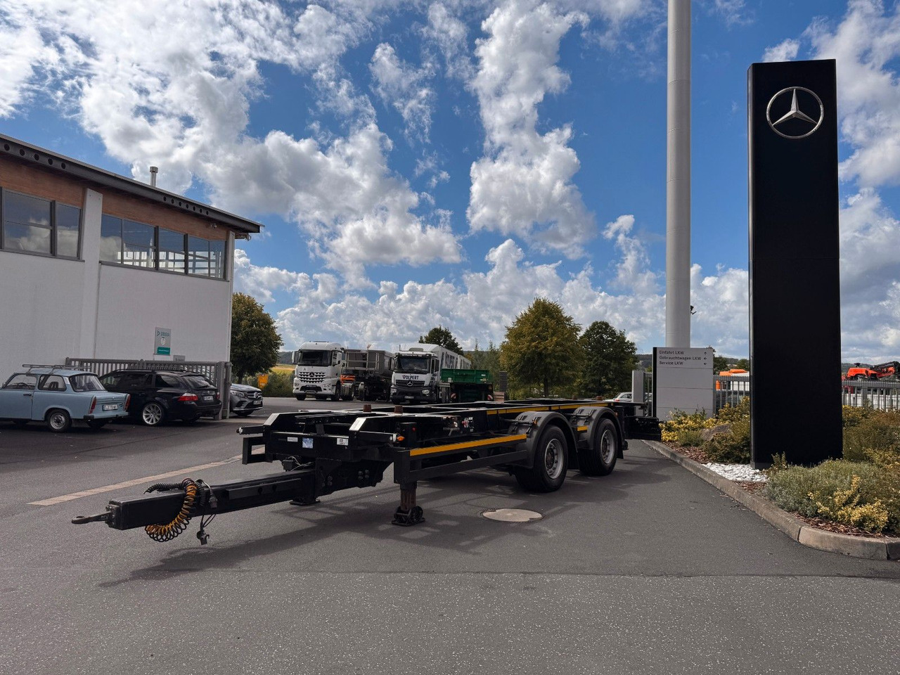Remolque portacontenedore/ Intercambiable Kögel ZW 18 Lafette SAF Achsen 15.910kg Nutzlast: foto 9 Remolque portacontenedore/ Intercambiable Kögel ZW 18 Lafette SAF Achsen 15.910kg Nutzlast: foto 9