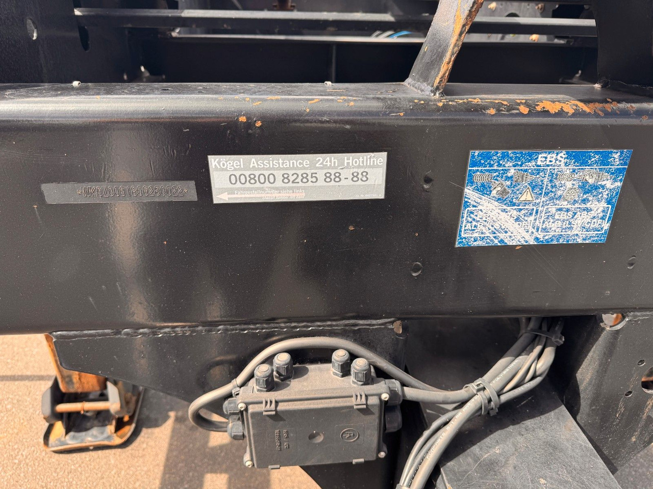 Remolque portacontenedore/ Intercambiable Kögel ZW 18 Lafette SAF Achsen 15.910kg Nutzlast: foto 27 Remolque portacontenedore/ Intercambiable Kögel ZW 18 Lafette SAF Achsen 15.910kg Nutzlast: foto 27