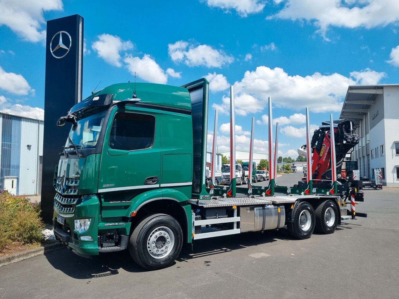 Mercedes-Benz Arocs 2651L 6x4 Palfinger-EPSILON Y Crane M12Z91 - Camión forestal, Camión grúa: foto 3 Mercedes-Benz Arocs 2651L 6x4 Palfinger-EPSILON Y Crane M12Z91 - Camión forestal, Camión grúa: foto 3