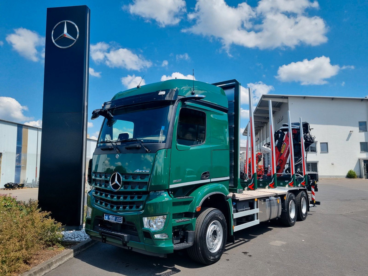 Mercedes-Benz Arocs 2651L 6x4 Palfinger-EPSILON Y Crane M12Z91 - Camión forestal, Camión grúa: foto 1 Mercedes-Benz Arocs 2651L 6x4 Palfinger-EPSILON Y Crane M12Z91 - Camión forestal, Camión grúa: foto 1