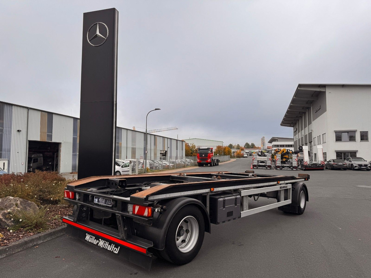Müller-Mitteltal RA-T 18,0 Containerfahrgestell - Remolque chasis: foto 1 Müller-Mitteltal RA-T 18,0 Containerfahrgestell - Remolque chasis: foto 1