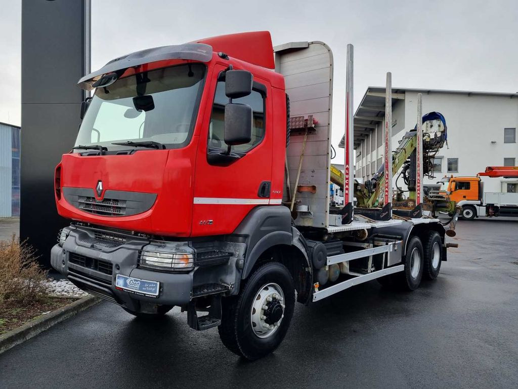 Renault Kerax 460.35 DXI 6x6 Loglift 96 S blatt/blatt - Camión forestal, Camión grúa: foto 2 Renault Kerax 460.35 DXI 6x6 Loglift 96 S blatt/blatt - Camión forestal, Camión grúa: foto 2