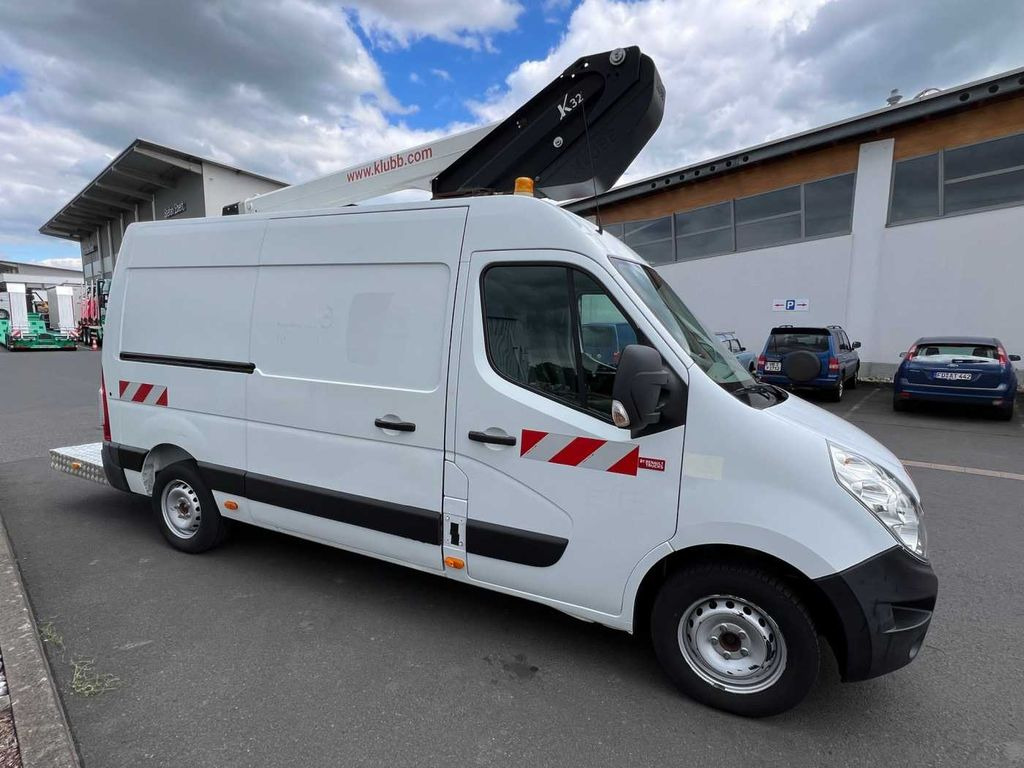 Camión con plataforma elevadora, Furgoneta Renault Master 2.3 dCi / KLUBB K32, 12,5m: foto 7