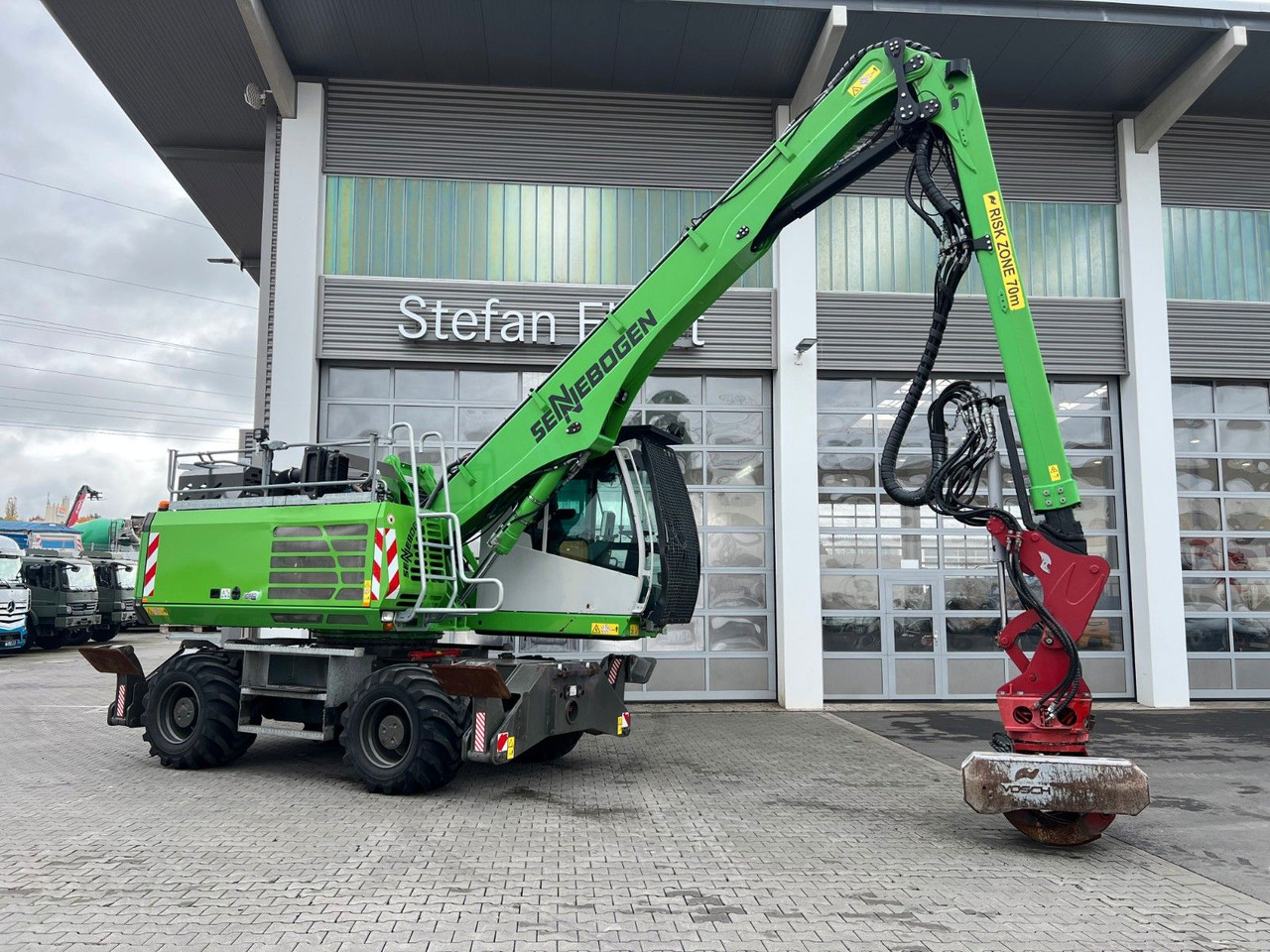 Sennebogen 718 / inkl. Vosch Fällzange / nur 1.965h! - Excavadora de ruedas: foto 2 Sennebogen 718 / inkl. Vosch Fällzange / nur 1.965h! - Excavadora de ruedas: foto 2
