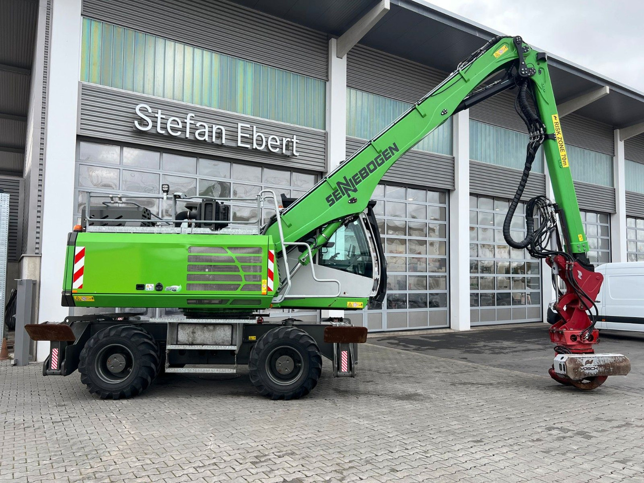 Sennebogen 718 / inkl. Vosch Fällzange / nur 1.965h! - Excavadora de ruedas: foto 1 Sennebogen 718 / inkl. Vosch Fällzange / nur 1.965h! - Excavadora de ruedas: foto 1