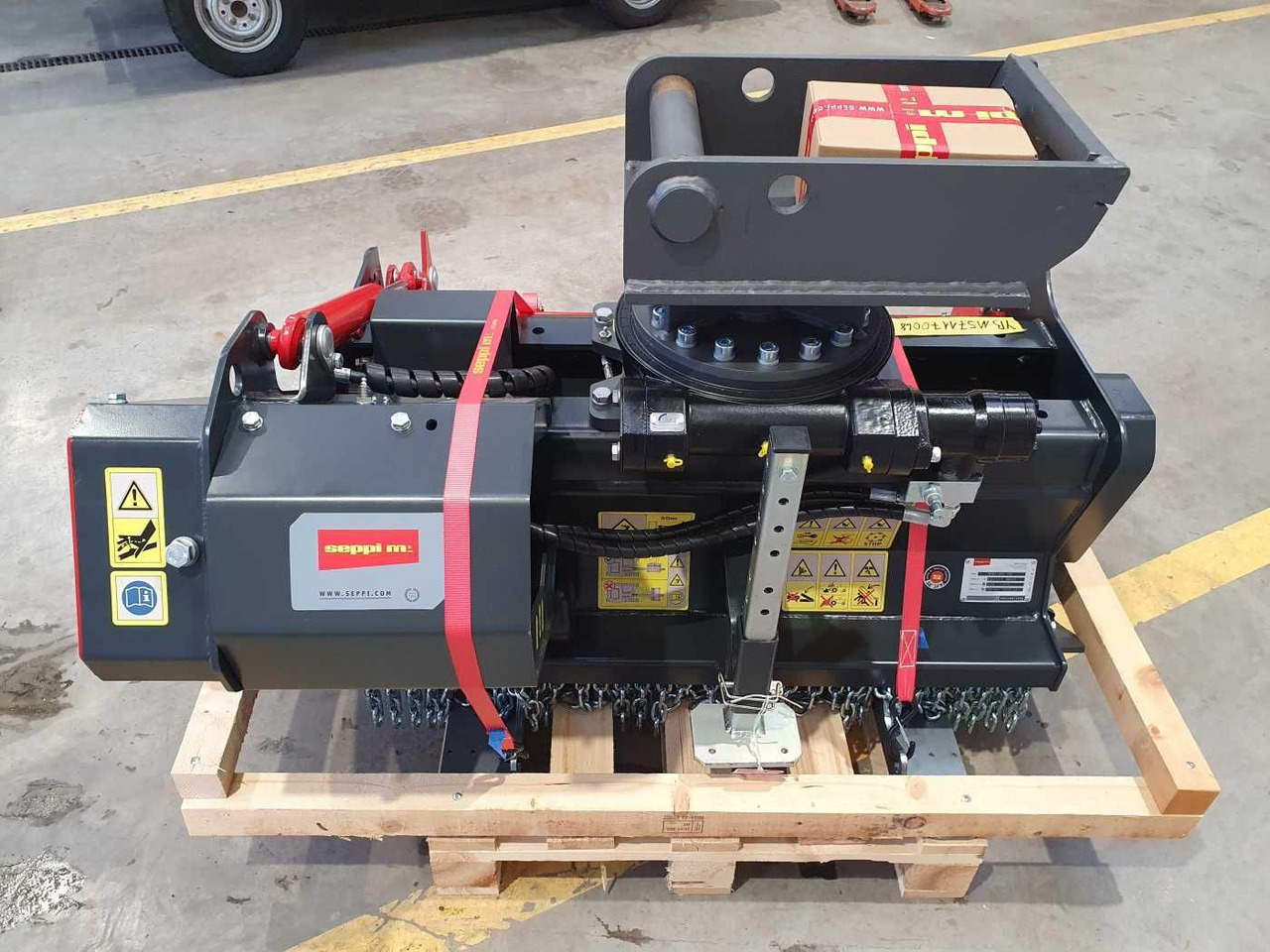 Trituradora forestal Seppi MINI-BMS 105 Forstmulcher Drehmotor MS08: foto 6