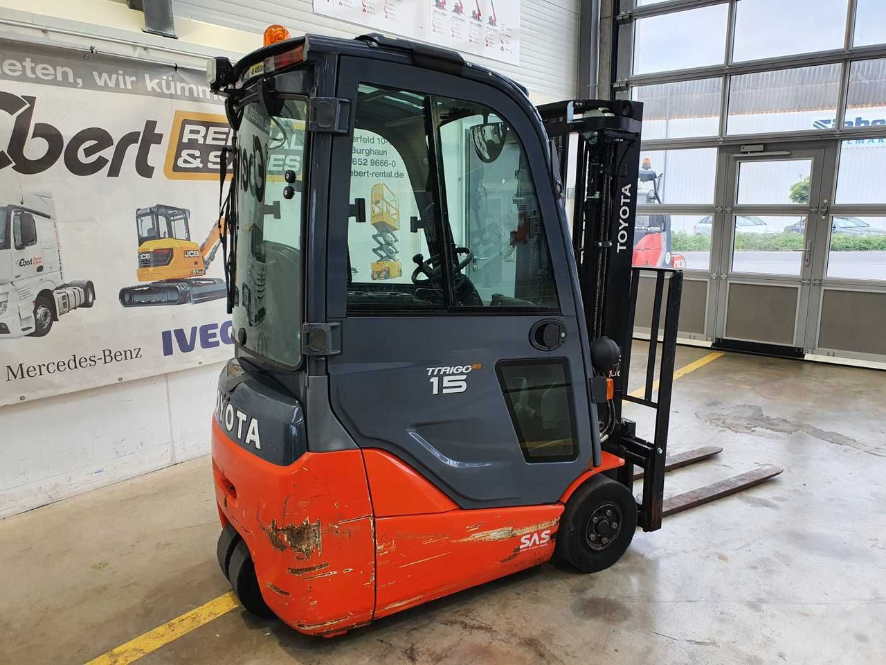 Toyota 8FBET15 / Batterie 07/2023 / HH: 4.3m! / 2.849h - Carretilla elevadora eléctrica: foto 3 Toyota 8FBET15 / Batterie 07/2023 / HH: 4.3m! / 2.849h - Carretilla elevadora eléctrica: foto 3