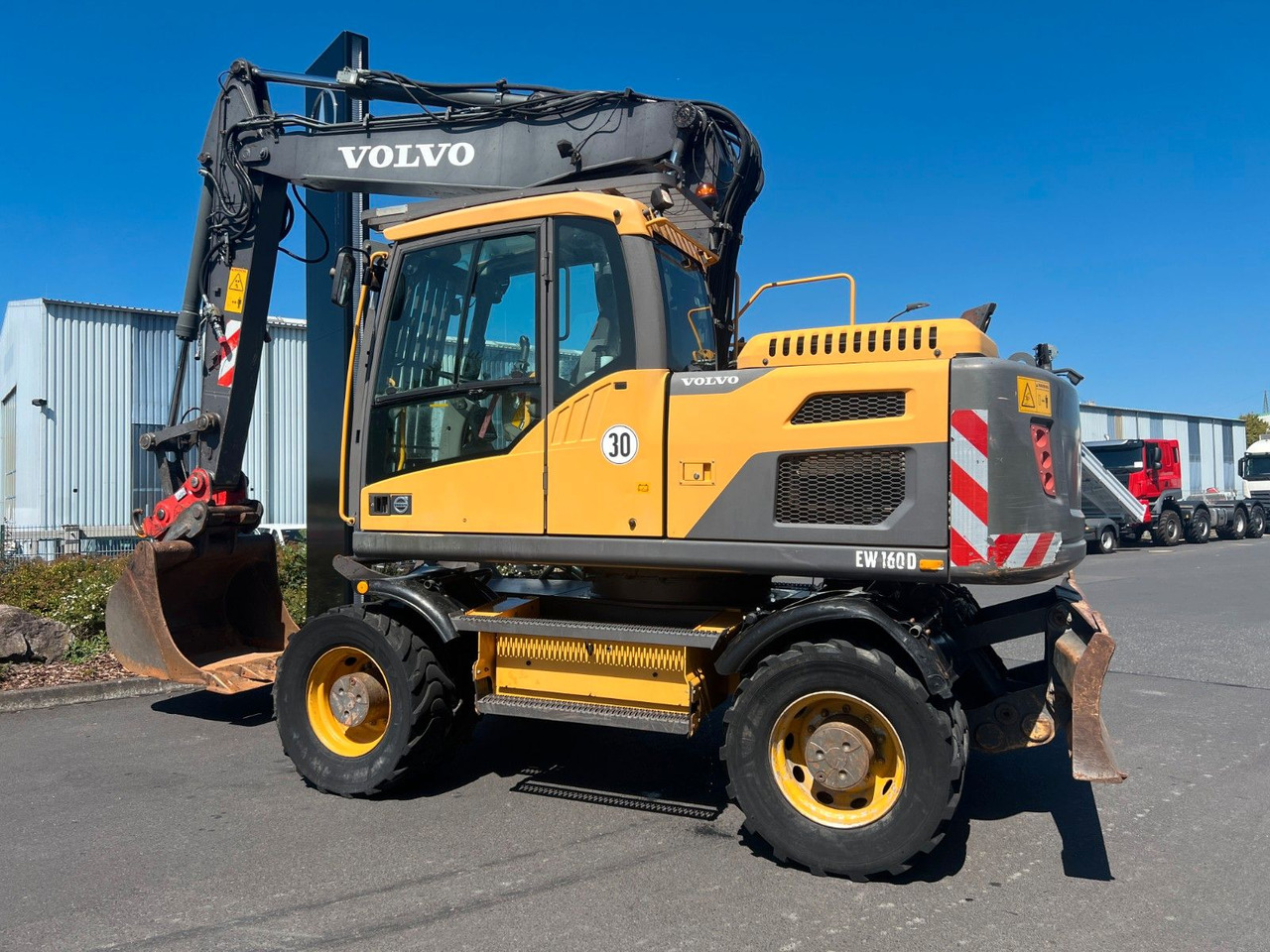 Volvo EW160D / 2014 / 1xTieflöffel / Forstschutzgitter - Excavadora de ruedas: foto 3 Volvo EW160D / 2014 / 1xTieflöffel / Forstschutzgitter - Excavadora de ruedas: foto 3