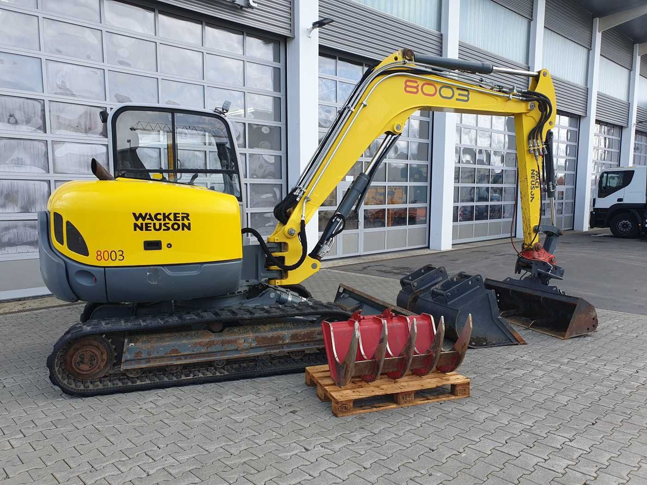 Wacker 8003 / MS08 / nur 4.035h / 2014 / Löffelpaket - Excavadora de cadenas: foto 3 Wacker 8003 / MS08 / nur 4.035h / 2014 / Löffelpaket - Excavadora de cadenas: foto 3