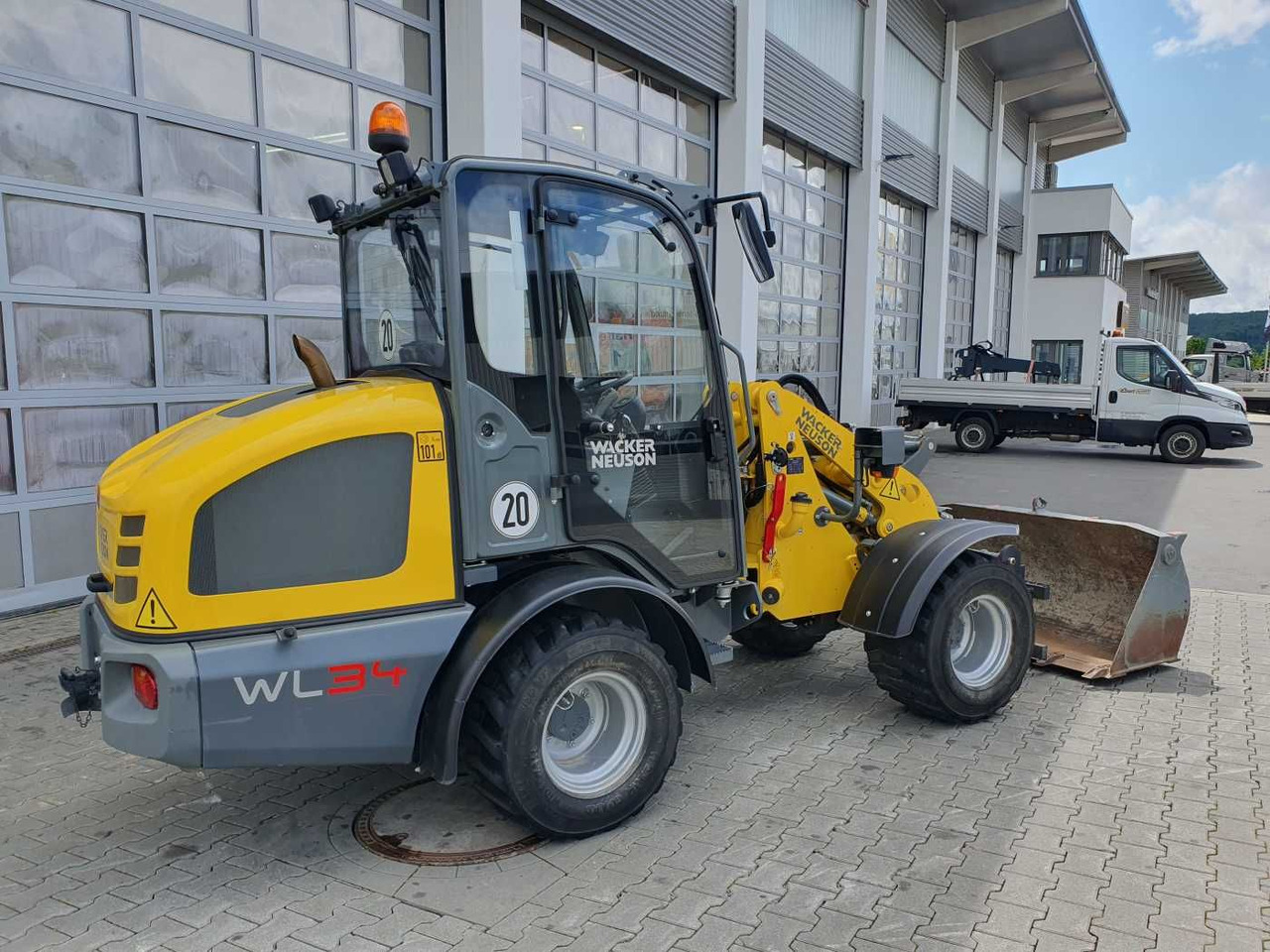 Wacker WL34 (RL40) / Schaufel + Gabel / nur 743h / 62PS - Cargadora de ruedas: foto 4 Wacker WL34 (RL40) / Schaufel + Gabel / nur 743h / 62PS - Cargadora de ruedas: foto 4