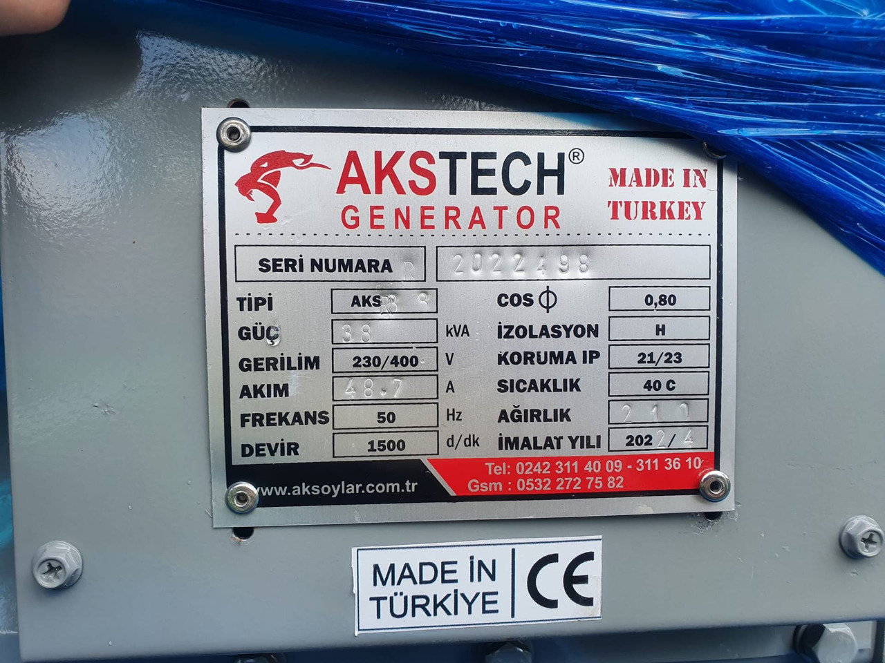 Generador industriale PTO driven power generator AKS38SRL - on stock: foto 7