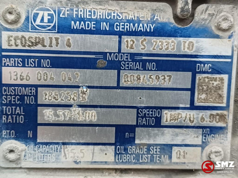 DAF Occ versnellingsbak 12S2333TD DAF - Caja de cambios para Camión: foto 5 DAF Occ versnellingsbak 12S2333TD DAF - Caja de cambios para Camión: foto 5