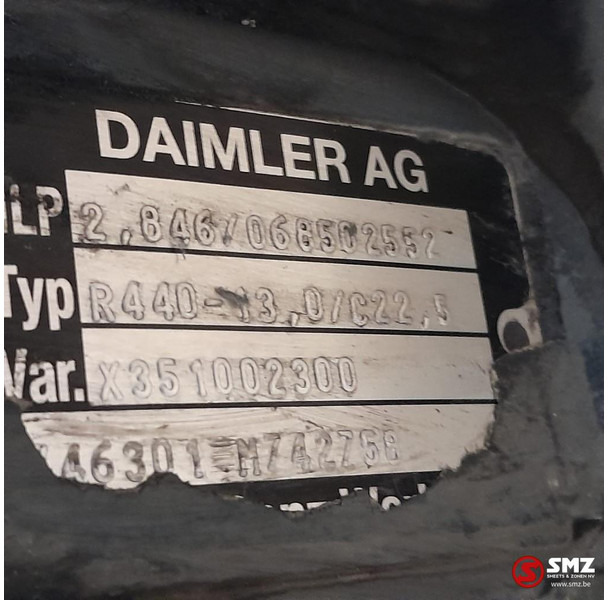 Mercedes-Benz Occ differentiëel R440-13,0/C22,5 i=2,846 Mercedes - Diferencial para Camión: foto 5 Mercedes-Benz Occ differentiëel R440-13,0/C22,5 i=2,846 Mercedes - Diferencial para Camión: foto 5