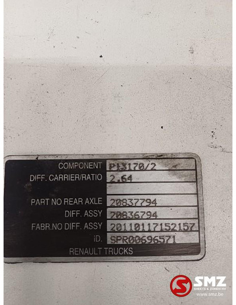 Renault Occ differentiëel i=2,64 Renault - Diferencial para Camión: foto 5 Renault Occ differentiëel i=2,64 Renault - Diferencial para Camión: foto 5