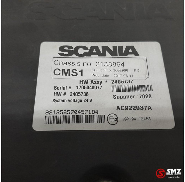 Scania Occ ECU CMS1 regeleenheid Scania - Unidad de control para Camión: foto 5 Scania Occ ECU CMS1 regeleenheid Scania - Unidad de control para Camión: foto 5