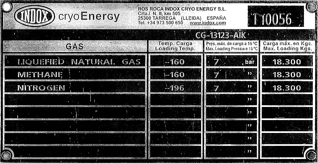 Semirremolque cisterna INDOX LNG Methan Gas Cryogenic: foto 15