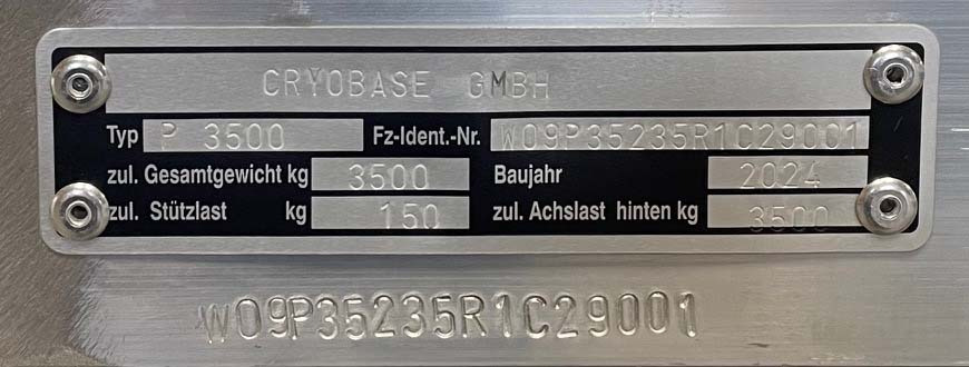 Remolque cisterna New Aurepa ADR Trailer tank nitrogen, oxygen, argon, gas, cryogenics CRYOBASE tanker: foto 10