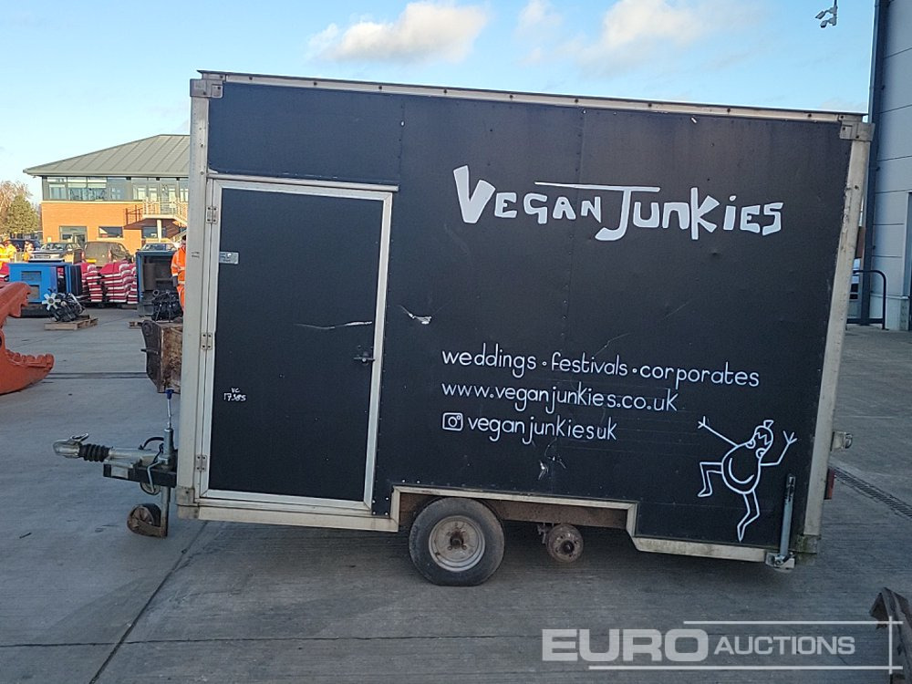 1 Ton Box Twin Axle Trailer, Side Door, Roller Door - Remolque porta maquinaria: foto 2 1 Ton Box Twin Axle Trailer, Side Door, Roller Door - Remolque porta maquinaria: foto 2