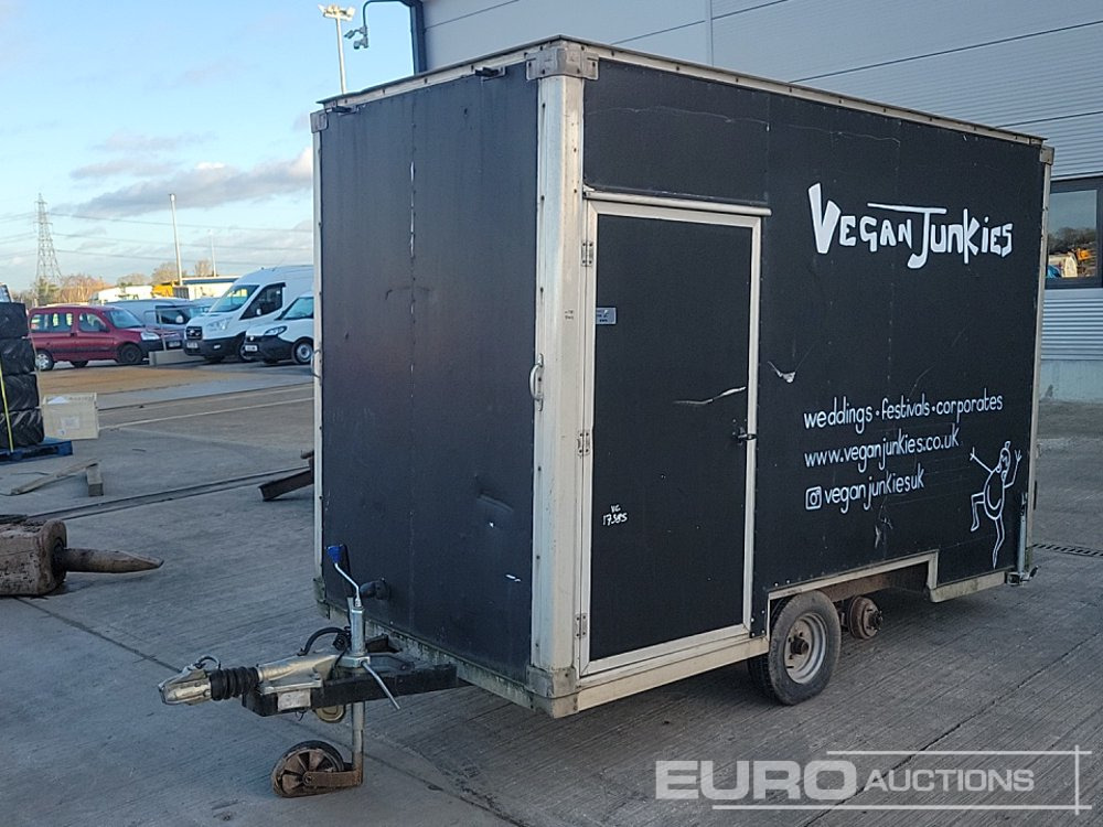 1 Ton Box Twin Axle Trailer, Side Door, Roller Door - Remolque porta maquinaria: foto 1 1 Ton Box Twin Axle Trailer, Side Door, Roller Door - Remolque porta maquinaria: foto 1