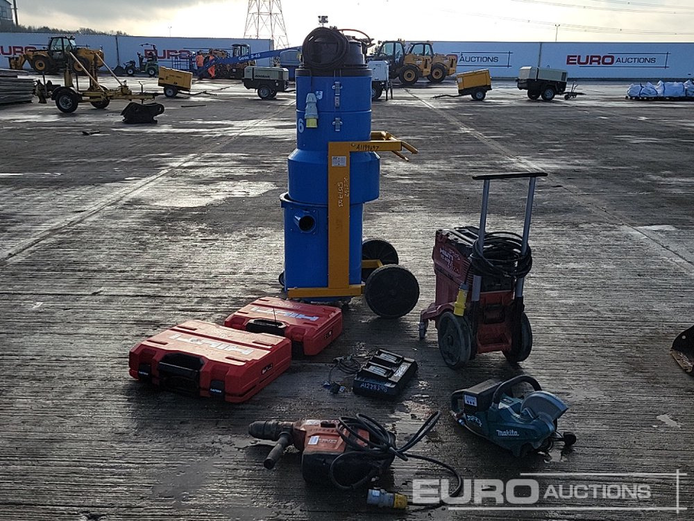 110 Volt SPE Vacuum, Hilti VC 40M-X 110 Volt Dust Extractor, Makita Cordless Floor Saw & Charger Pack, Hilti TE 70-ATC 110 Volt Hammer Drill, Hilti TE 700-AVR 110 Volt Hammer Drill, Hilti TE 30 110 Vo - Equipo de construcción: foto 1 110 Volt SPE Vacuum, Hilti VC 40M-X 110 Volt Dust Extractor, Makita Cordless Floor Saw & Charger Pack, Hilti TE 70-ATC 110 Volt Hammer Drill, Hilti TE 700-AVR 110 Volt Hammer Drill, Hilti TE 30 110 Vo - Equipo de construcción: foto 1