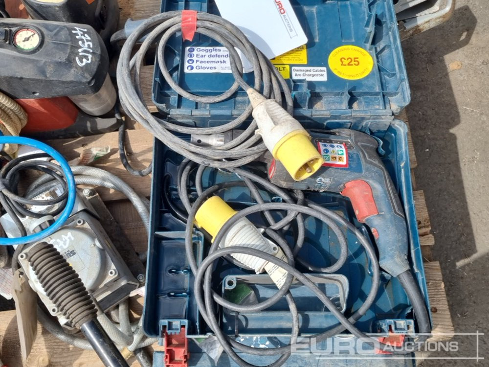 Equipo de construcción 110Volt Transformer, 110Volt Vacuum Pump (3 of), 110Volt Hand Held Floor Sander, Cable Avoidance Tool Signal Detector: foto 13