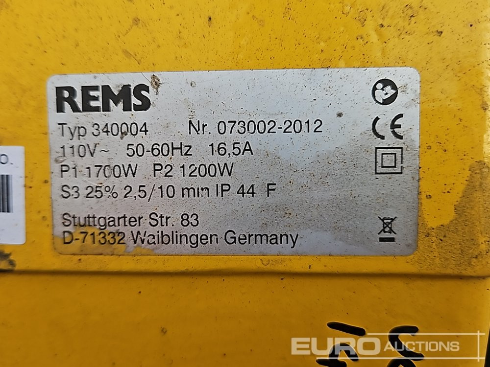 Equipo de construcción 2012 Rems magum: foto 20