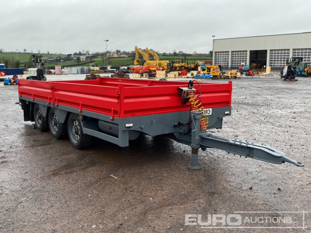 2013 Dooley 10 Ton Tri-Axle Drop Side Drag Trailer - Remolque plataforma/ Caja abierta: foto 4 2013 Dooley 10 Ton Tri-Axle Drop Side Drag Trailer - Remolque plataforma/ Caja abierta: foto 4