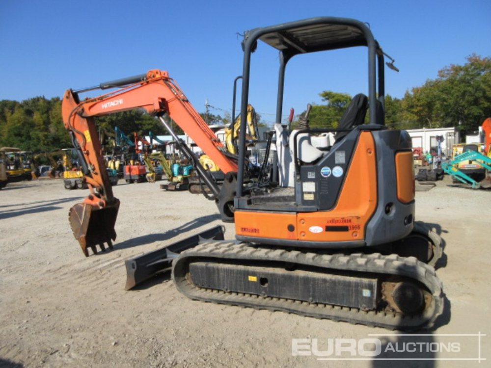 2013 Hitachi ZX40U-5A Rubber Tracks, Blade, Piped, Offset, Canopy - Miniexcavadora: foto 2 2013 Hitachi ZX40U-5A Rubber Tracks, Blade, Piped, Offset, Canopy - Miniexcavadora: foto 2