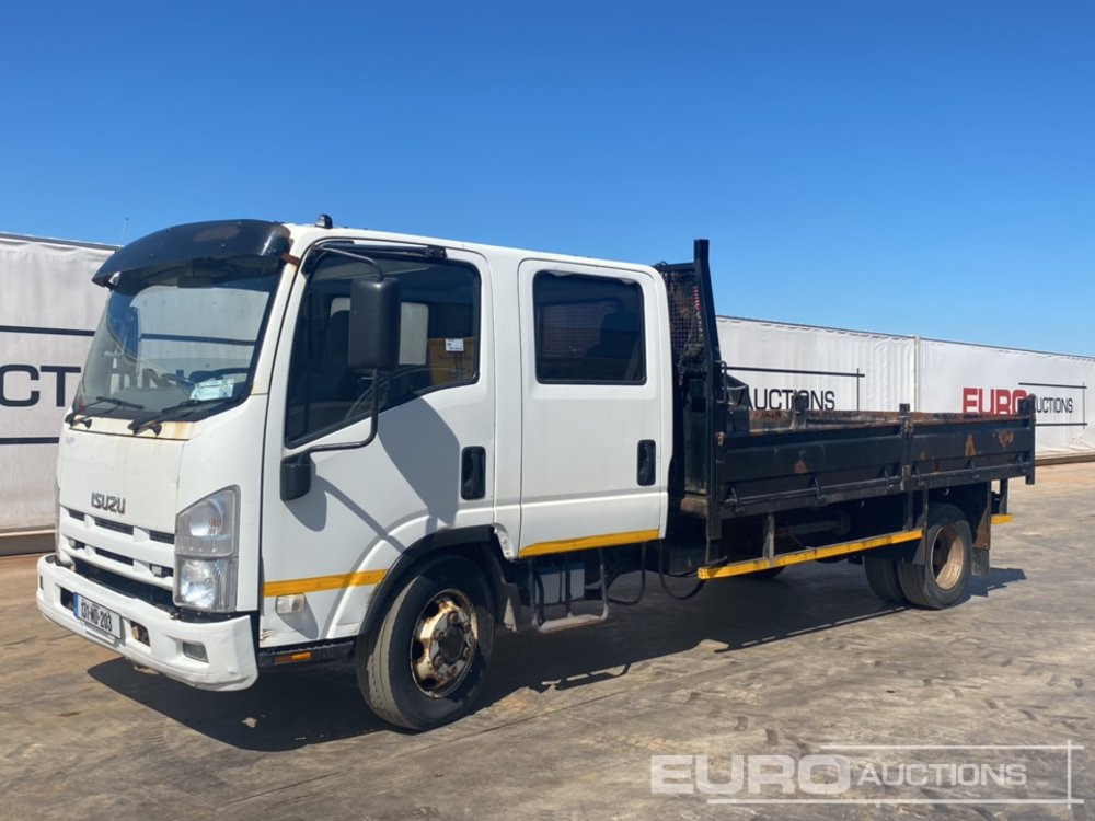 2013 Isuzu 7.5 Ton Crew Cab Dropside Tipper Lorry, Manual Gearbox (Irish Reg. Docs. Available) - Camión volquete: foto 1 2013 Isuzu 7.5 Ton Crew Cab Dropside Tipper Lorry, Manual Gearbox (Irish Reg. Docs. Available) - Camión volquete: foto 1