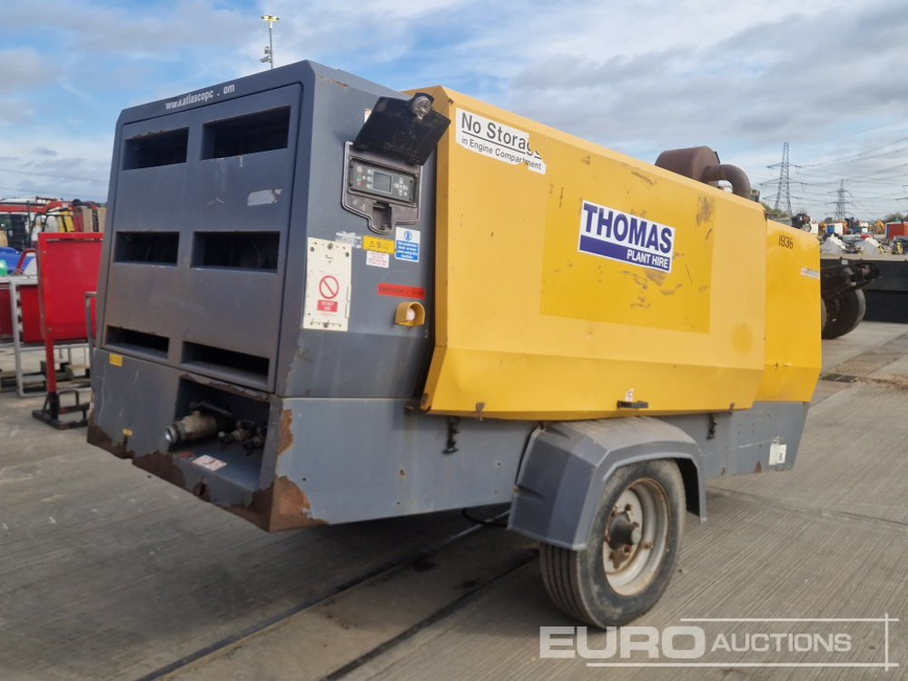 2015 Atlas Copco XAHS237 - Compresor de aire: foto 5 2015 Atlas Copco XAHS237 - Compresor de aire: foto 5