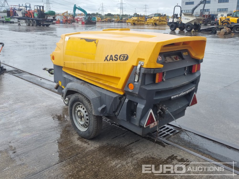2015 Atlas Copco XAS67KD 130CFM - Compresor de aire: foto 3 2015 Atlas Copco XAS67KD 130CFM - Compresor de aire: foto 3