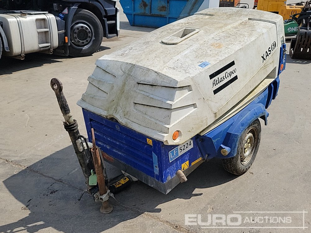 2015 Atlas Copco XAS67KD - Compresor de aire: foto 1 2015 Atlas Copco XAS67KD - Compresor de aire: foto 1