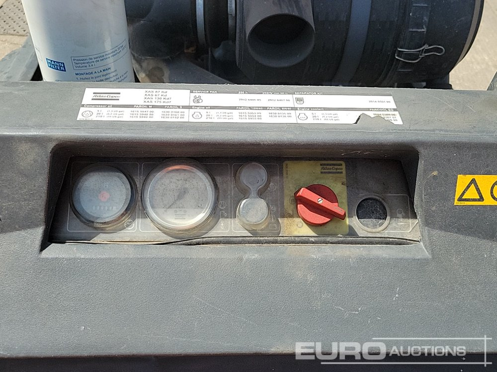 Compresor de aire 2015 Atlas Copco XAS67KD: foto 16