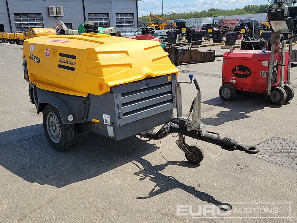 Compresor de aire 2015 Atlas Copco XAS67KD: foto 7