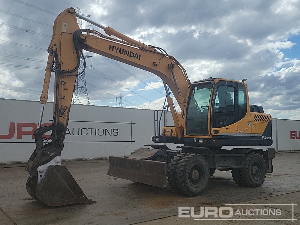 2015 Hyundai R140W-9A - Excavadora de ruedas: foto 1 2015 Hyundai R140W-9A - Excavadora de ruedas: foto 1